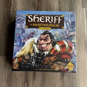 Sheriff of Nottingham 2nd Edition Board Game CMON Bluffing Strategy Game New